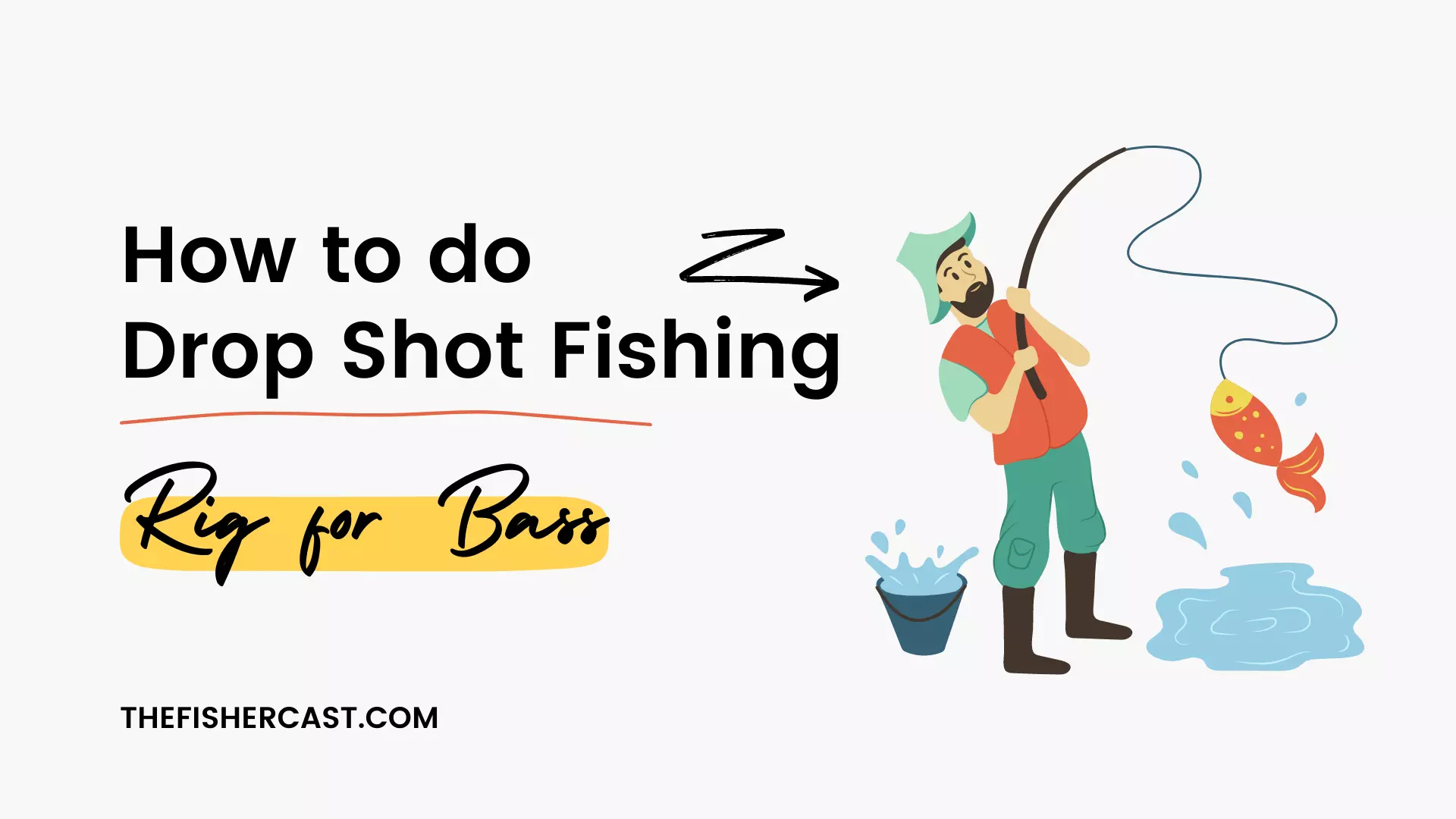 How to do Drop Shot Fishing Rig for Bass