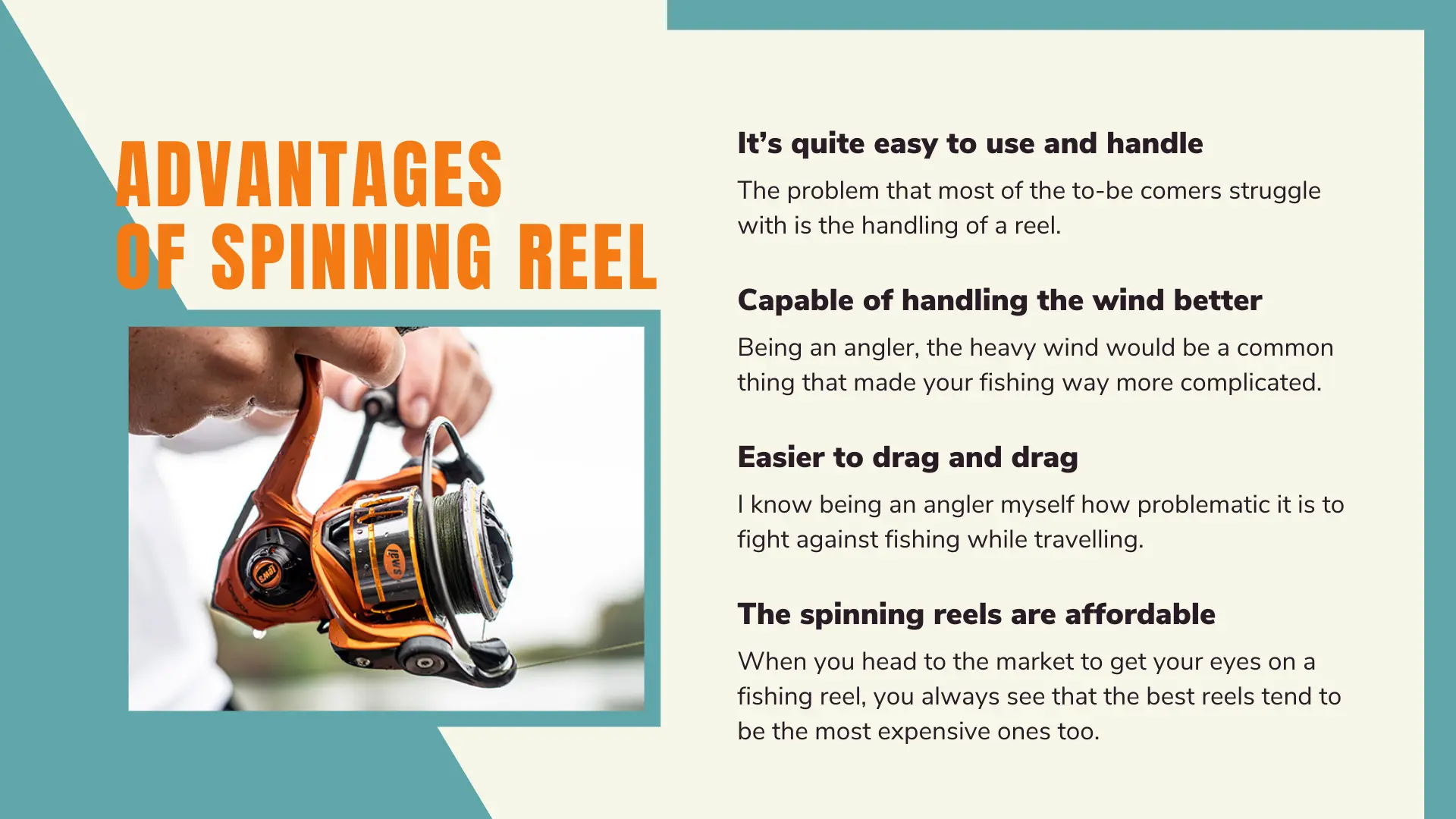 Advantages of Spinning reel