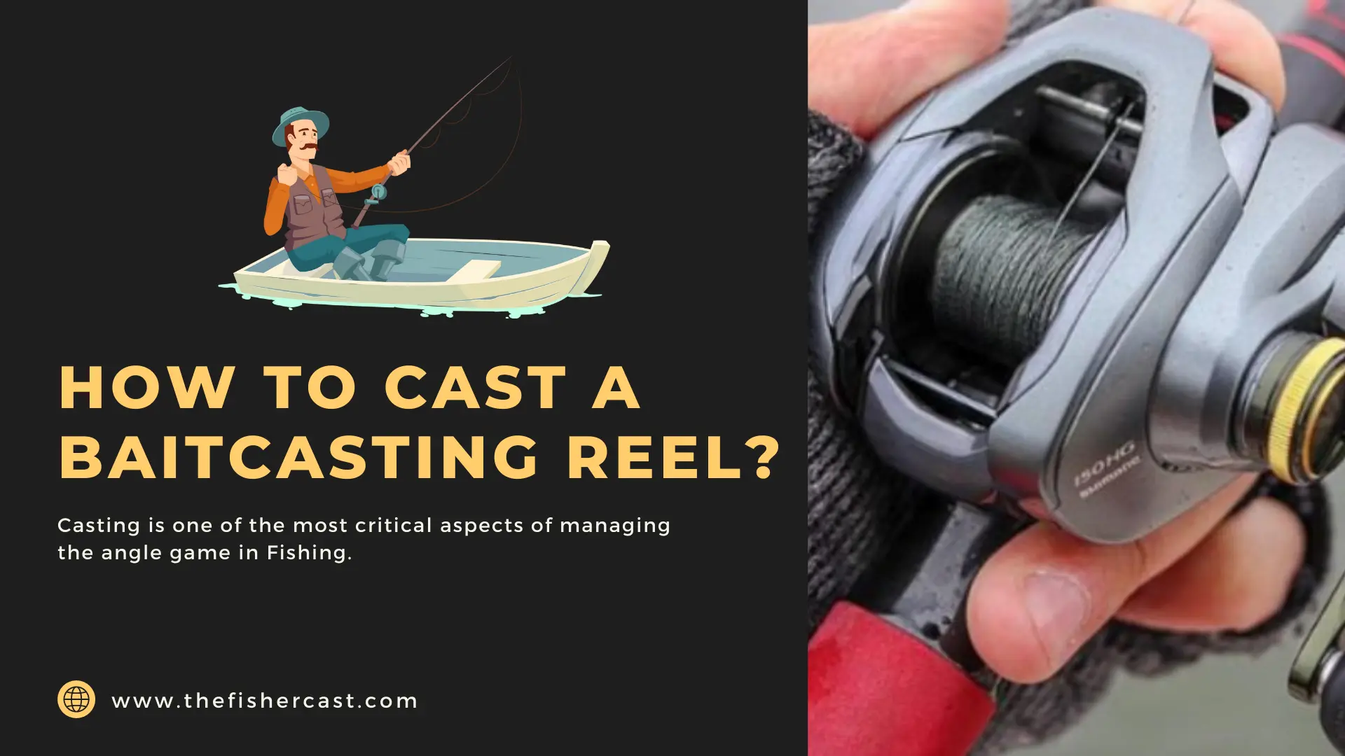 How to cast a baitcasting reel