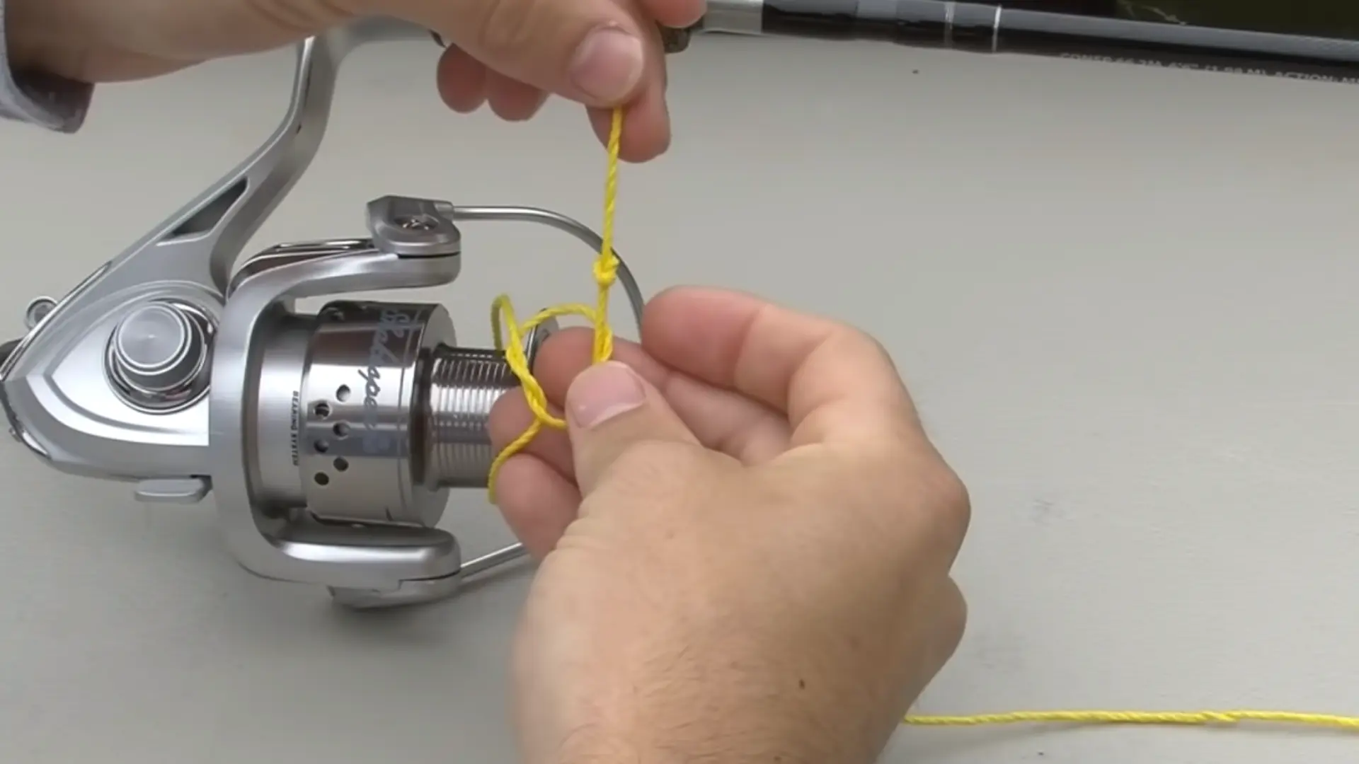 spool a spinning reel