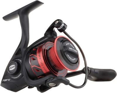 PENN Fierce III Reel, Red, Black, 4000 – Plastic Clam