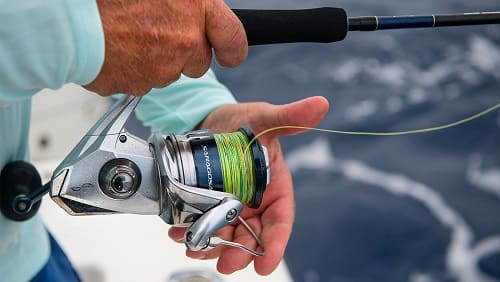 spool a spinning reel